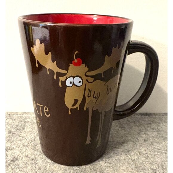 Chocolate Moose Coffee Mug By Lazy One # 2779 - Picture 1 of 5